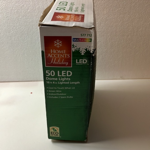 50-Light LED Multi-Color Dome style Christmas Light Set! Home Accents Holiday - Picture 4 of 6